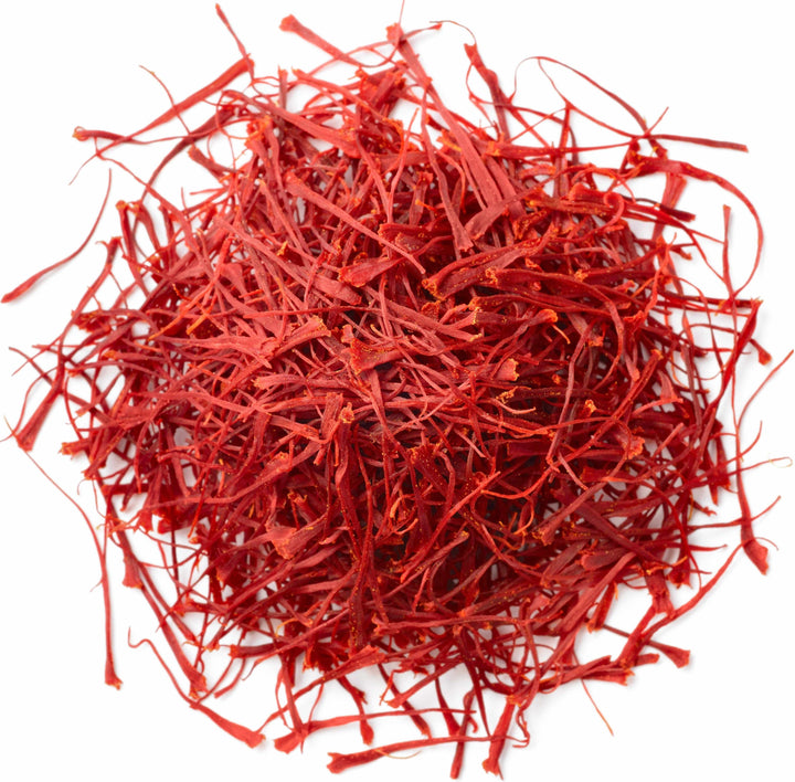 pile of red saffron threads
