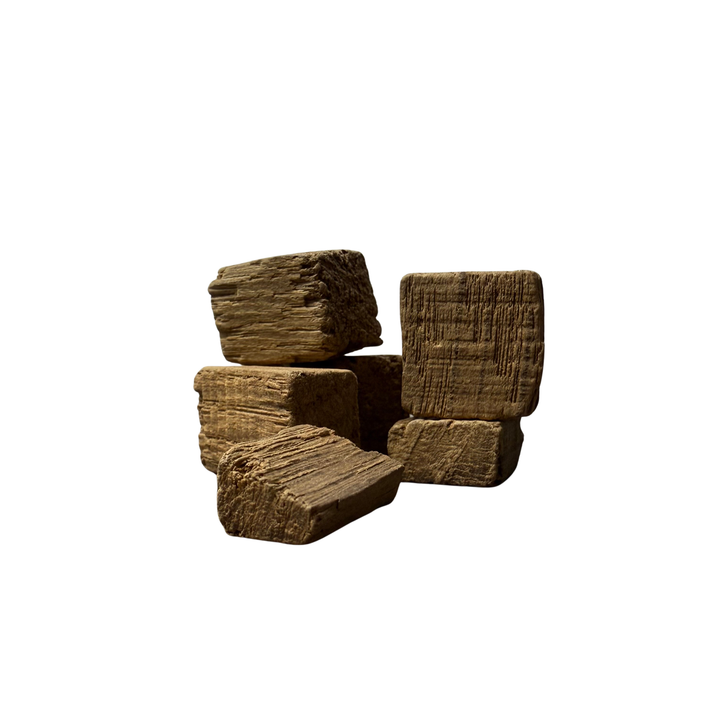 American Oak with White Background