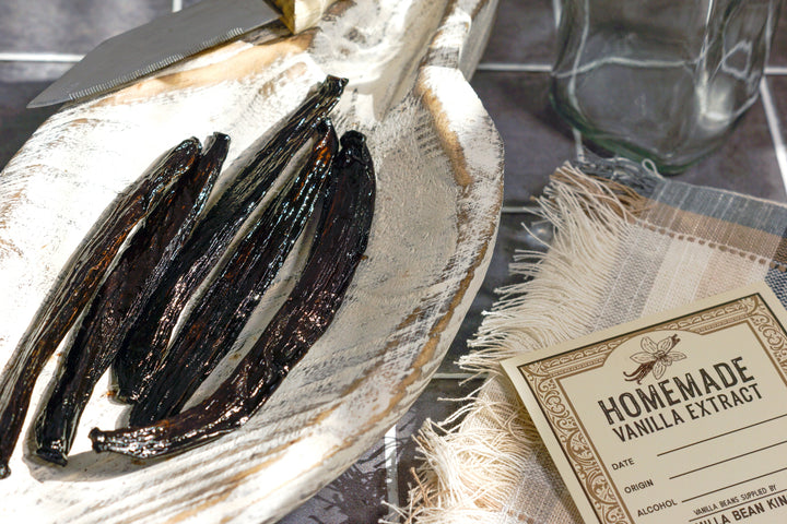 vanilla beans on table gourmet