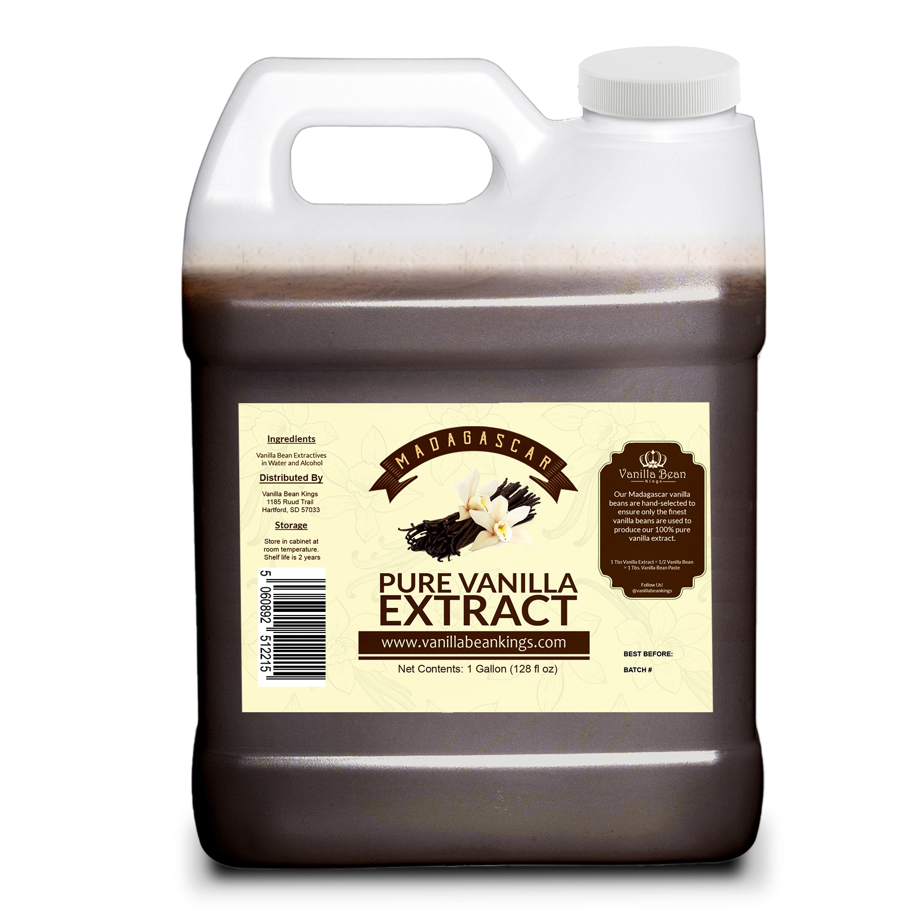pure madagascar vanilla extract 1 gallon
