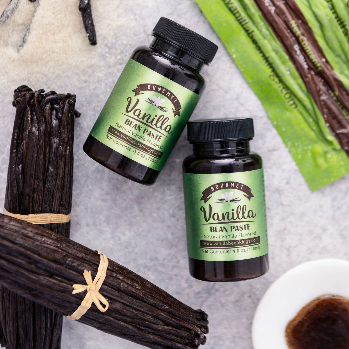 Organic Madagascar Vanilla Bean Paste With Real Vanilla Seeds