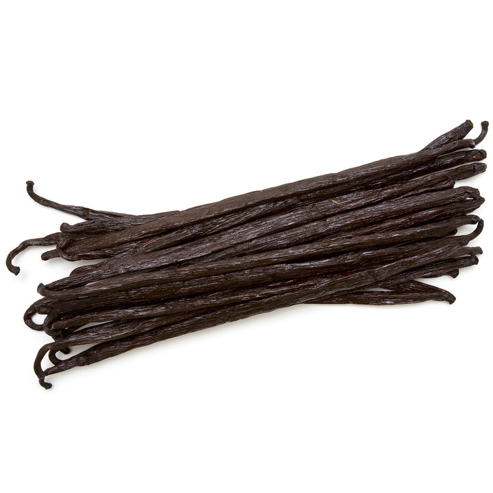 pile of grade a vanilla beans