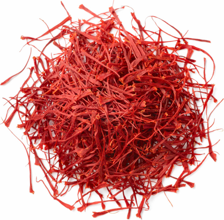 pile of red saffron threads